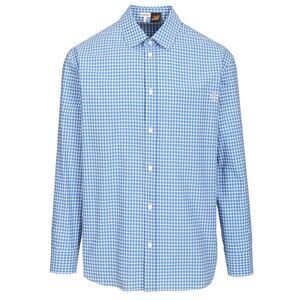 Loewe Paula's Ibiza Men Lightweight Textured Checked Cotton Shirt.